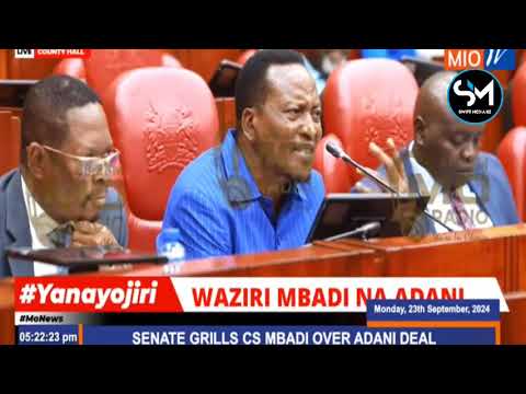 Drama insenate as Cs mbadi Face of with Sifuna,cheraregei over ADANI JKIA DEAL