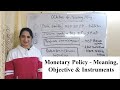 Monetary Policy Concepts and Applications