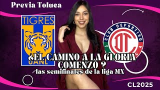 COMENZÓ el camino a la GLORIA | SEMIFINALES del fútbol mexicano | TIGRES VS TOLUCA | AME VS CA