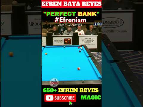 🎯 THE PERFECT BANK! | Efren Bata Reyes #shorts