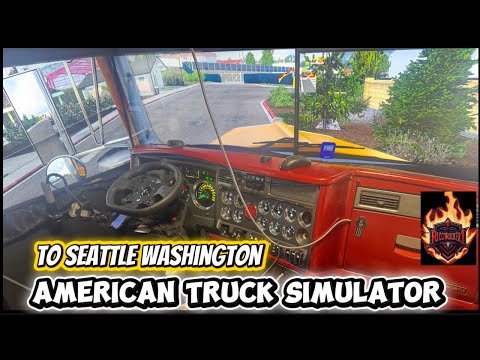 Going to Seattle Washington . With six tank trailers .#americantrucksimulator #ats
