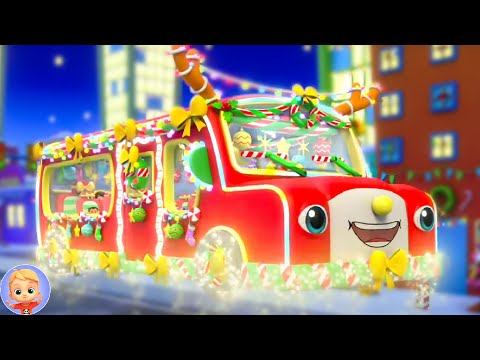 Christmas Wheels On The Bus + More Fun Xmas Rhyme for