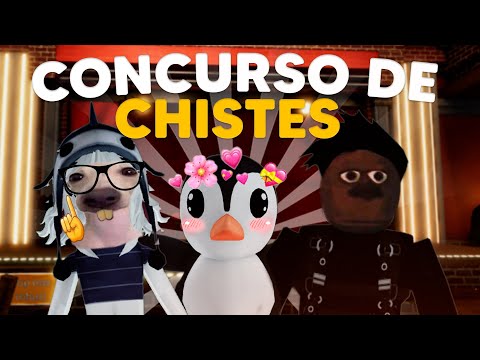 CONCURSO de CHISTES en ROBLOX (MOMENTOS DIVERTIDOS)