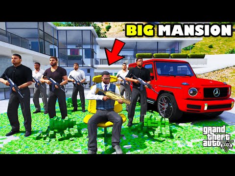 Franklin Buy New LUXURY BIG MANSION In GTA 5 | SHINCHAN and CHOP