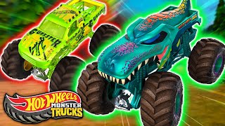Hot Wheels Monster Trucks | Crashende Wettbewerbe im Camp Crush!