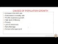 Population Growth and Its Impacts