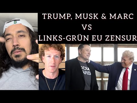 Trump, Musk & Zuckerberg VS GRÜNE EU Zensur | Salim Samatou