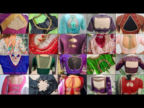 Back Neck Latest Blouse Designs / Simple Blouse Back Design / Blouse Back Neck Designs New Model 😍