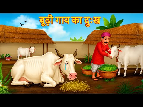बूढ़ी गर्भवती गाय का दुःख | Hindi Story | Moral Story | Hindi Kahaniya | Stories in Hindi