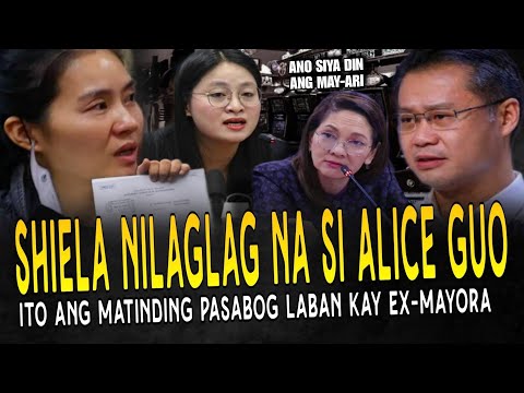 SHIELA GUO BINUNYAG na si ALICE GUO matapos  MAGISA sa SENADO Grabe ito ang MATINDING PASAB0G