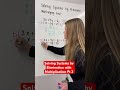 Elimination Method in Systems of Equations