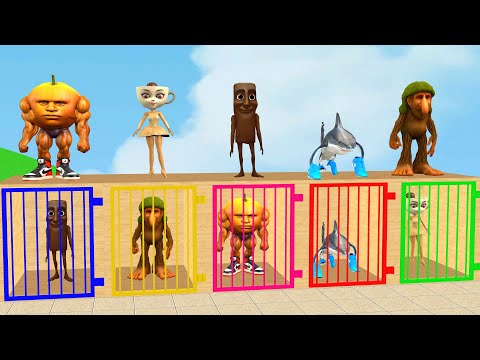Long Slide Game With Cow Elephant Gorilla Hippopotamus Tiger 3d Animal Game Funny 3d Animals