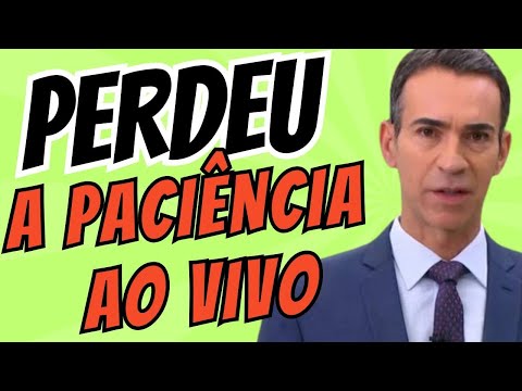 CÉSAR TRALI PERDE A PACIÊNCIA COM A VIOLÊNCIA NO GOVERNO LULA E DESABAFA NA GLOBO