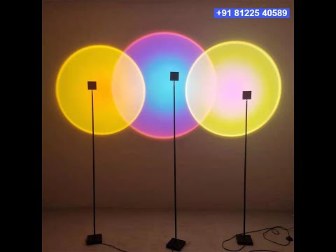 Rainbow RGB Light Colors Standee  Decor India +91 81225 40589