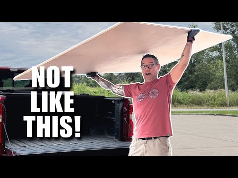 The Easiest Way to Handle Plywood Without Breaking Your Back!