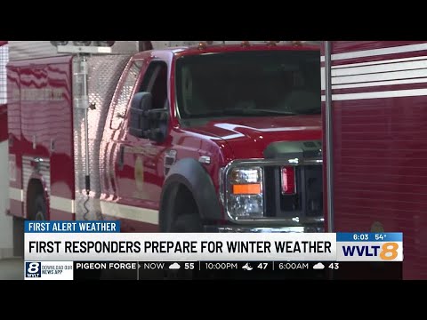 YouTube video thumbnail: East Tennessee First Responders Preparing for Winter Weather