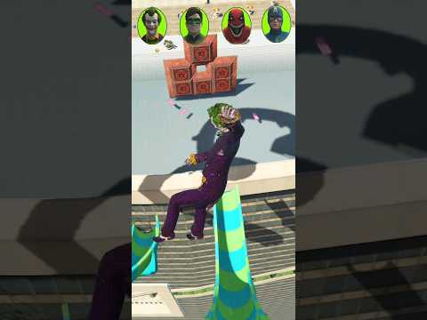 تحدي الخارقون #spiderman #ironman #batman #superman #joker #venom #gta5