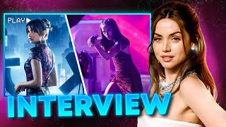 ANA de ARMAS INTERVIEW - 'Ballerina' training w/ Keanu, filling John Wick's shoes, BR2049 memories!