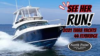 2021 Tiara Yachts F44 Flybridge "RnB" — On the Water | For Sale in Maryland