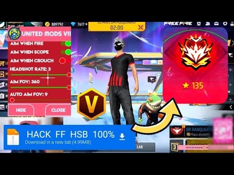 🔰 NEW UNITED MODS V11 UPDATED 🔰 MOD MENU FF UNITED MODS AIMKILL 🔰 MOD MENU FREE FIRE ATUALIZADO 0B49