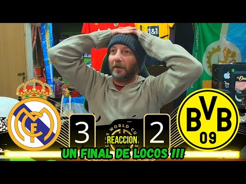 REAL MADRID 3 vs BORUSSIA DORTMUND 2 - Reacciones de Hinchas - MUNDIAL DE CLUBES