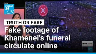 YouTube video thumbnail: Viral AI Fakes Flood Social Media as Iran Mourns Khamenei 