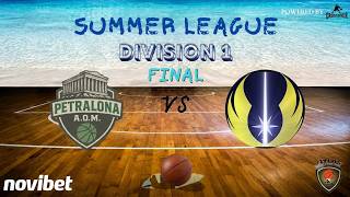 Atlasbasket - Summer League - Division 1 - Final - Α.Ο.Μ vs RETRO STARS