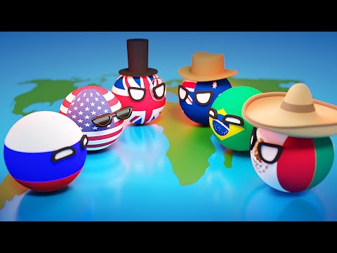 NORTHBALLS vs SOUTHBALLS | Countryballs Compilation