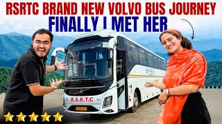Most Luxurious RSRTC Brand New Volvo Bus Journey | Delhi to Jaipur