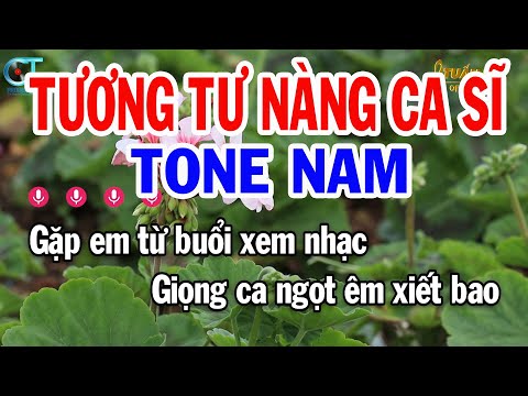 Karaoke Tương Tư Nàng Ca Sĩ Tone Nam ( Em ) Nhạc Sống Tuấn Kiệt