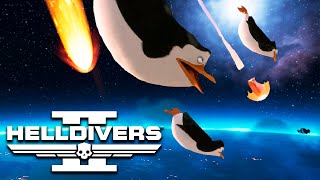 Penguins in Helldivers 2 Save Super Earth