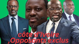 Côte d’Ivoire 🇨🇮, exclusion des opposants, replique fracassante