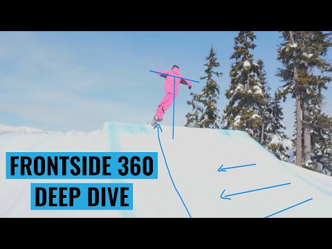 The Key Steps To Perfect Frontside 360s | Deep Diving Snowboarding - with Taevis