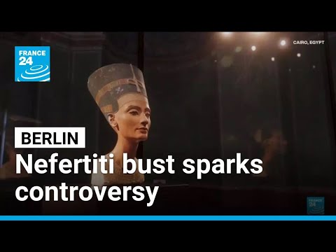 YouTube video thumbnail: Nefertiti Bust Stays in Berlin as Cairo’s Grand Egyptian Museum Opens