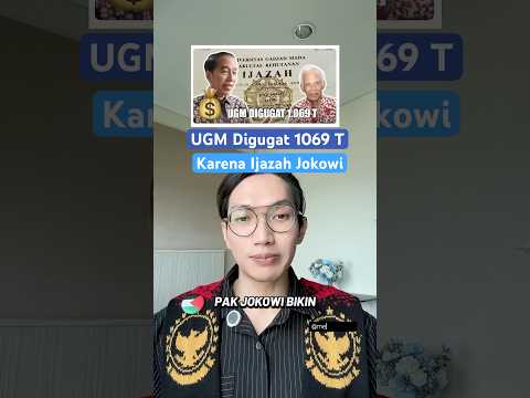 #IjazahJokowi Ep 8: #UGM Digugat 1 Kuadriliun Karena Rupiah Turun Akibat Kegaduhan Ijazah #jokowi