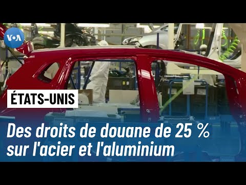 Trump impose des droits de douane de 25 % sur les importations d'acier et d'aluminium