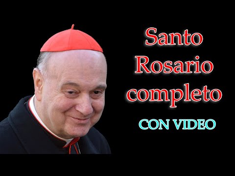 Mons. Angelo Comastri – Santo Rosario Completo con video 📺