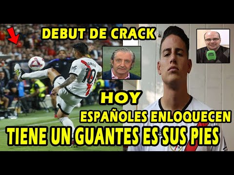 BESTIAL PRENSA ESPAÑOLA JAMES RODRIGUEZ DEBUT PARTIDAZO RAYO VALLECANO VS OSASUNA