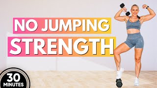 30 Minute No Jumping Full Body Workout (No Repeats)
