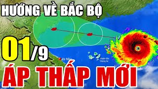 Dự báo thời tiết hôm nay và ngày mai 1/9/2025 | dự báo bão mới nhất | thời tiết 3 ngày tới
