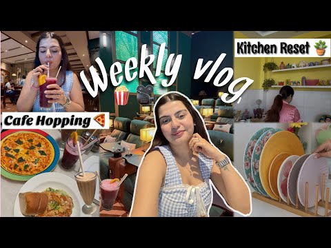 VLOG: Luxury Movie Experience😍 & Cafe Hopping With Family| Kitchen Organisation & Clean| Yashita Rai