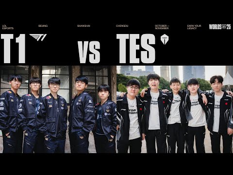 [中文] Worlds 2025 - T1 vs TES - Knockout Stage - Semifinals
