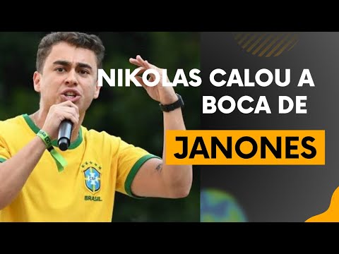 Deputado Nikolas calou a boca de Janones