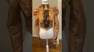 #shorts Happy thanksgiving I made this autumnal bodice inspired by 1897 styles.
