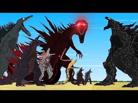 Evolution of BLOODBATH GODZILLA vs GODZILLA EARTH VENOM: Monster Atomic Breath???| Godzilla Cartoon