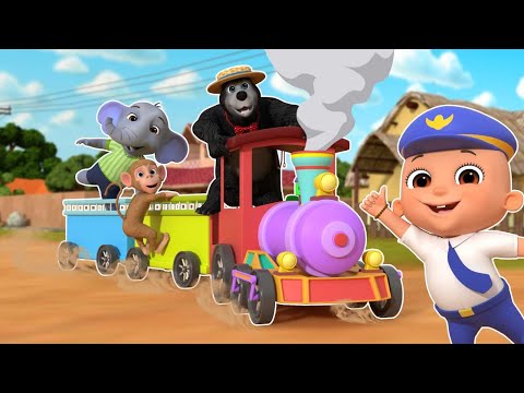 रेल गाड़ी आई छुक छुक | Rail Gadi | Hindi Rhymes For Kids - Zappy Toons