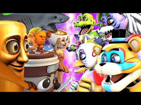 [SFM FNaF] Italian Brainrot Characters vs Security Breach