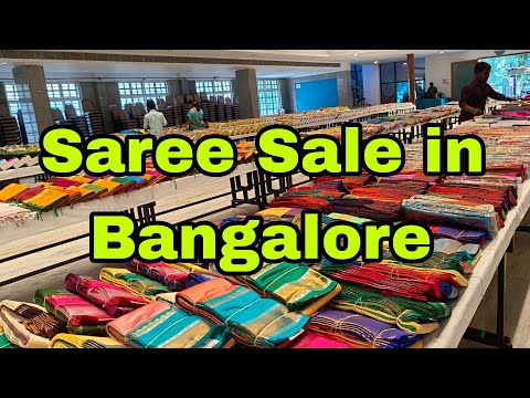 ಕಂಚಿ ಸೀರೆಗಳ ಸೇಲ್ ಹಾಕಿದ್ದಾರೆ l Kanchi Saree sale in Bangalore l #bengaluruvlogsinkannada
