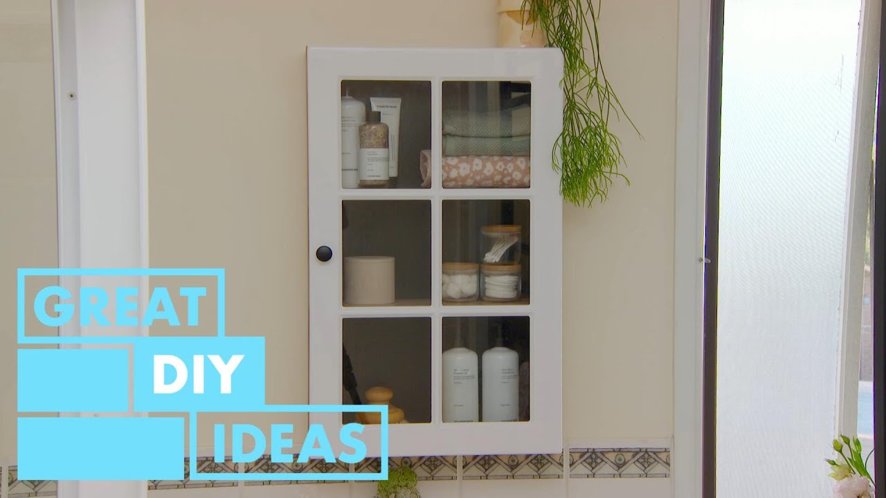 Make Your Own Bathroom Cabinet | DIY | Great Home Ideas