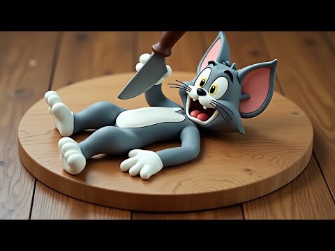 Talking TOM | What To Do If You Fell Into Danger | Funny Animation | Stop Motion Cooking